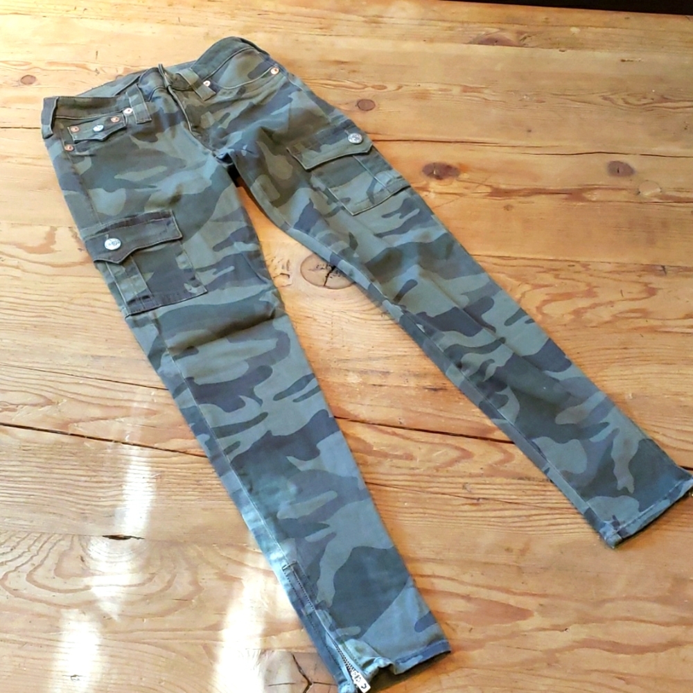 True Religion camo jeans